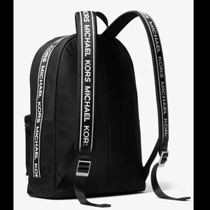 Michael Kors Kent logo tape nylon Backpack Men